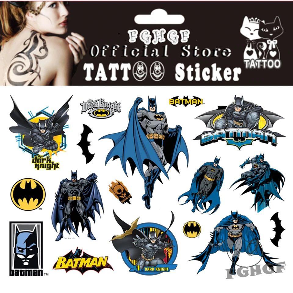Superheroes Batman party supplies - kids tattoos / party gifts, Hobbies &  Toys, Stationery & Craft, Occasions & Party Supplies on Carousell