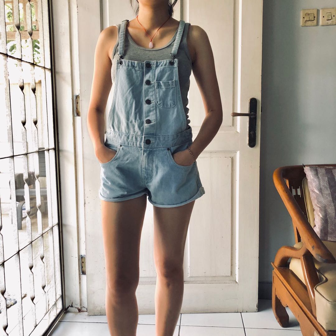 Thrift Forever 21 Denim Overall 