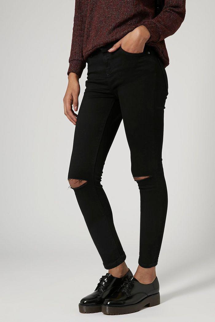 topshop knee ripped jeans