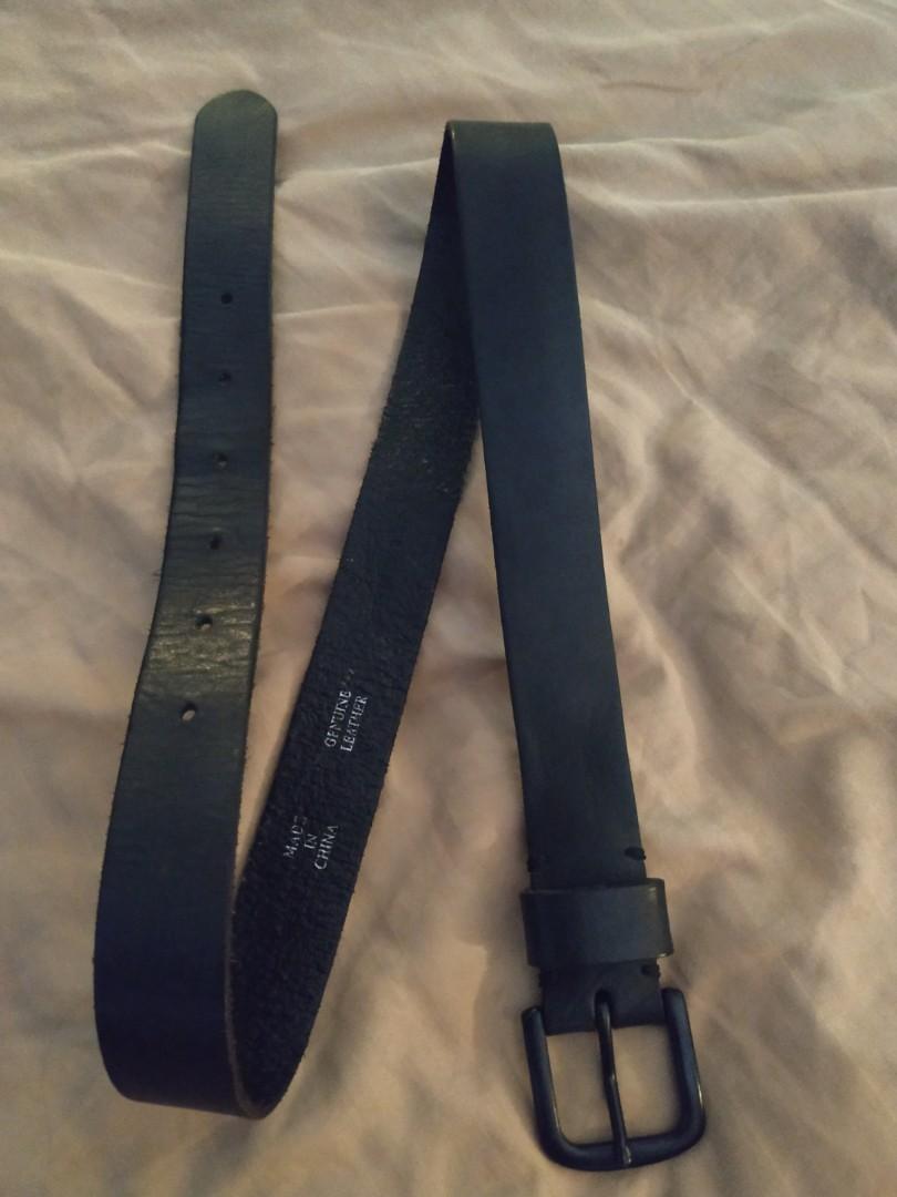 uniqlo leather belt