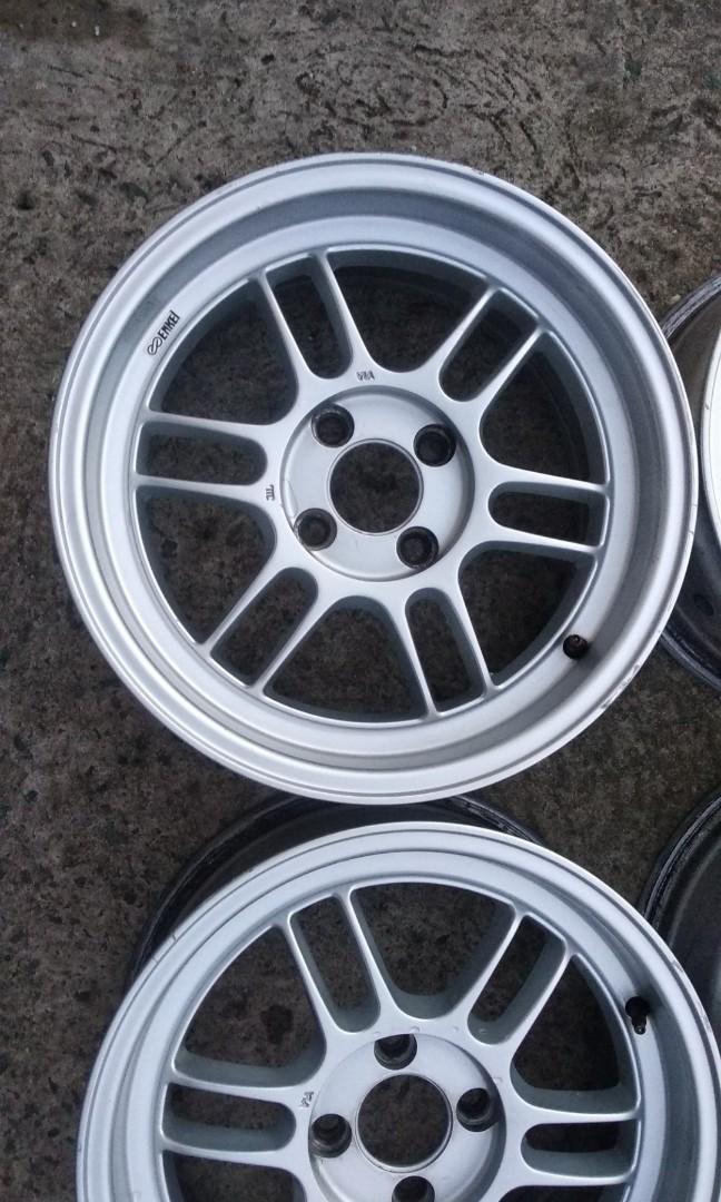 Used Set of ENKEI RPF1 Copy, Car Parts & Accessories on Carousell
