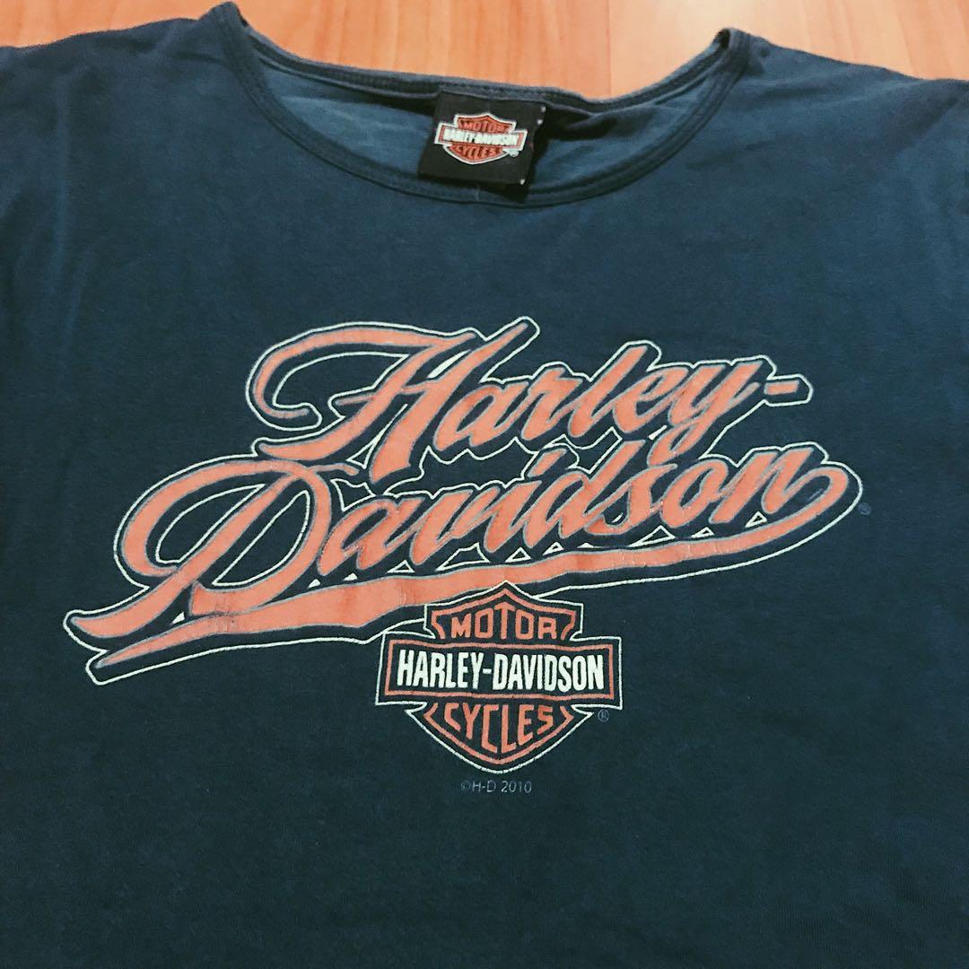 Vintage 90s Harley Davidson motor T shirt top Men s Fashion Tops