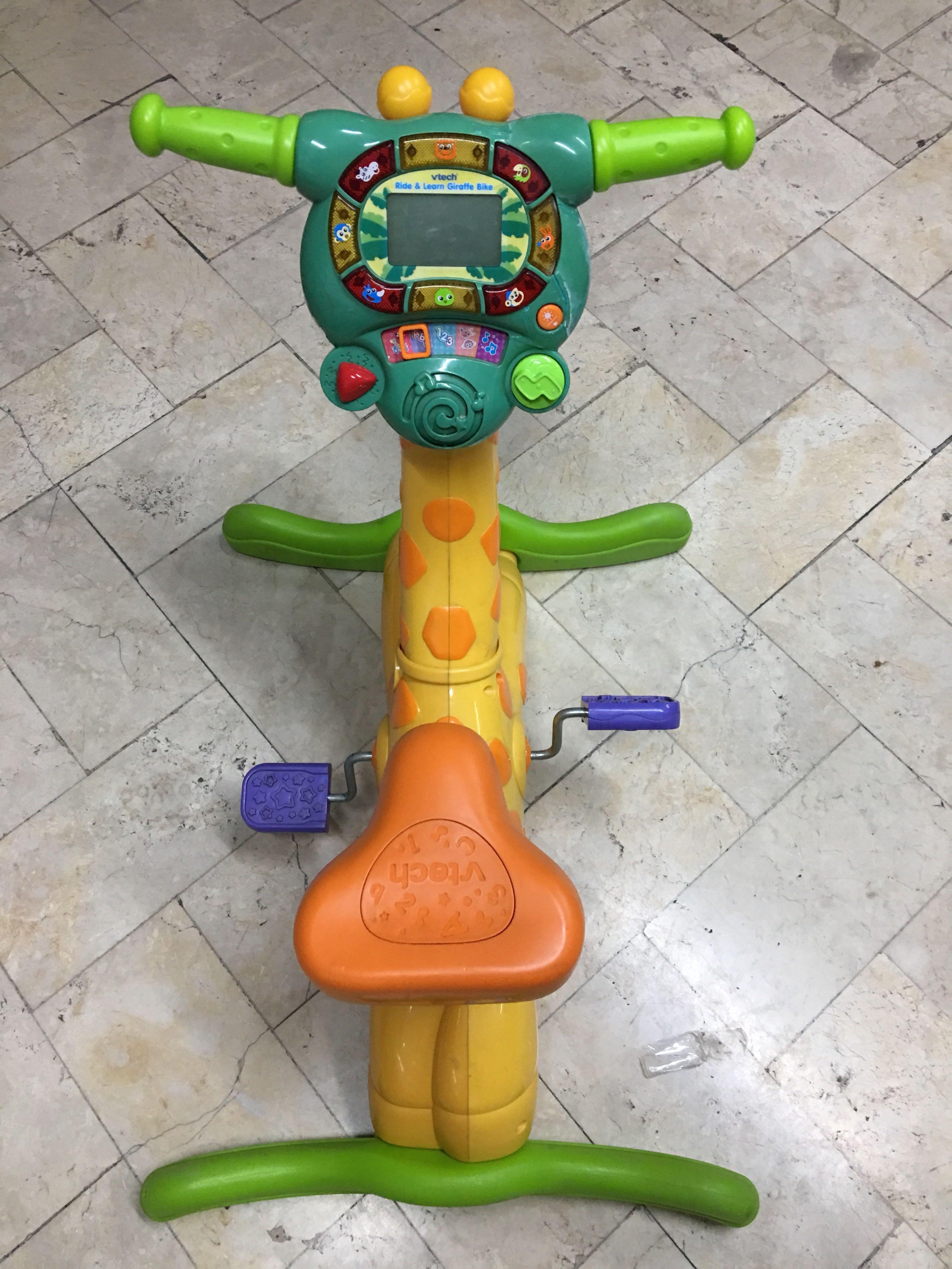 vtech ride and learn giraffe bike, Babies & Kids, Infant Playtime on