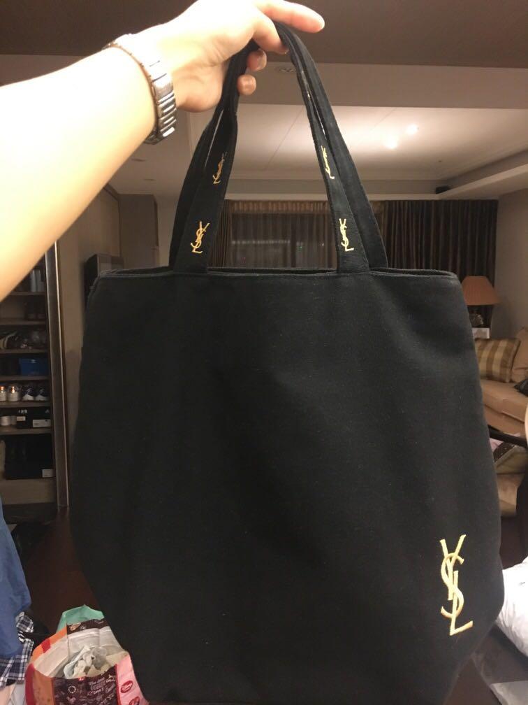 Ysl雜誌附錄包包帆布包包 她的時尚 包包在旋轉拍賣