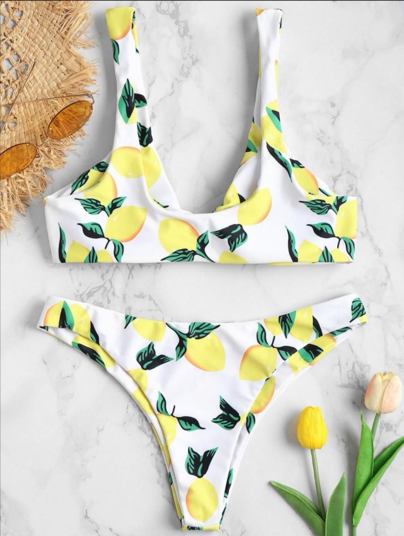 Zaful lemon sale bikini