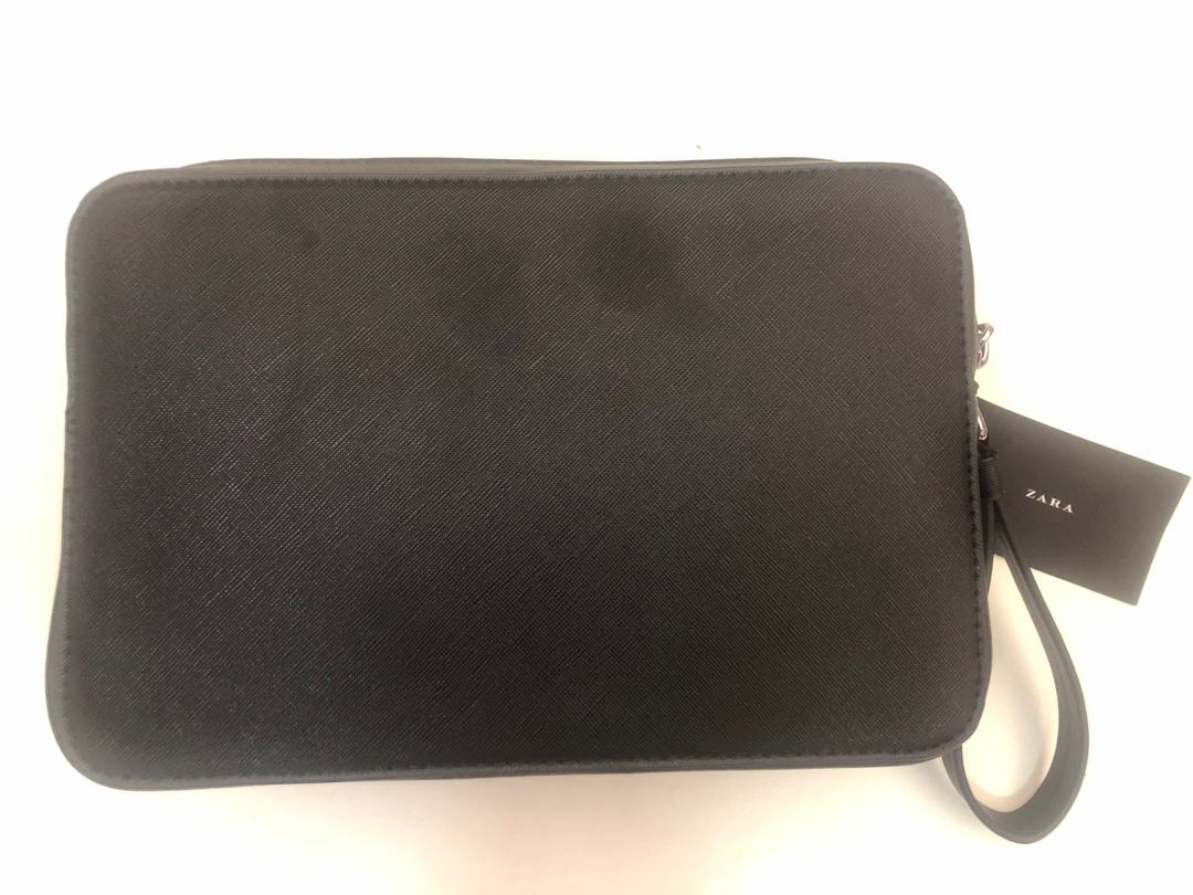 zara men clutch