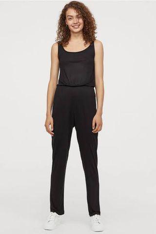 H&M Sleeveless Black Jumpsuit