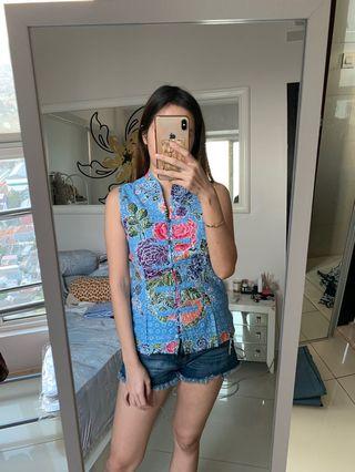 Batik biru