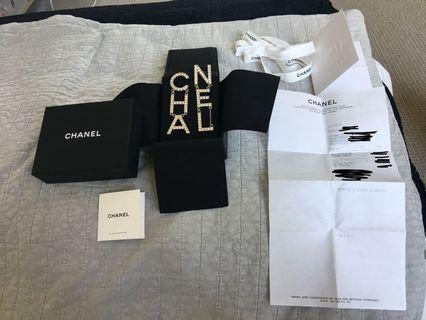 ABSOLUTELY AUTHENTIC Chanel CHA NEL Earrings with crystals rare piece and Sold out all throughout Australia
