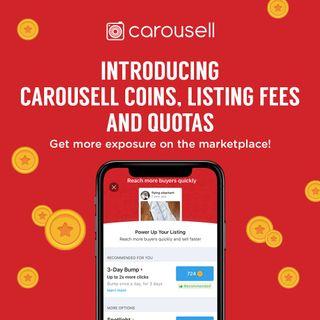 Introducing Carousell Coins, Listing Fees and Quotas & VAS