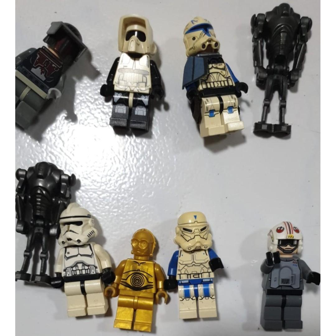 9 Rare authentic lego star wars minifigures with captain rex