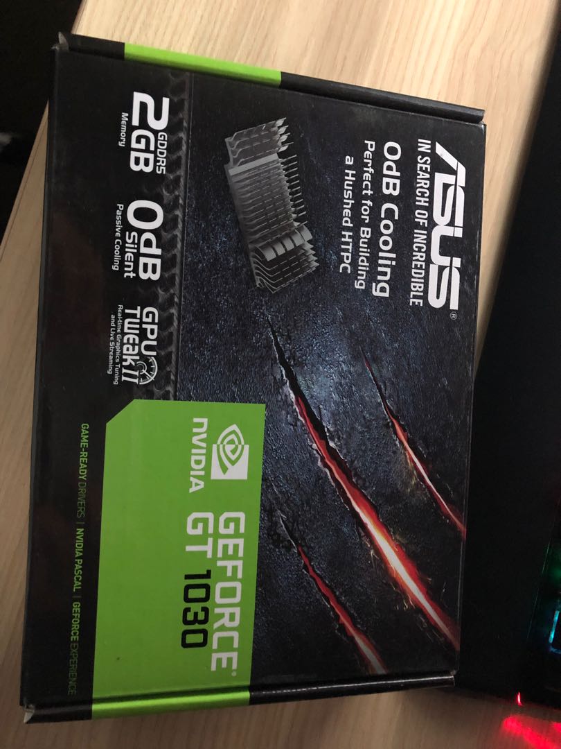 Asus Gt 1030 2gb Electronics Computer Parts Accessories On Carousell