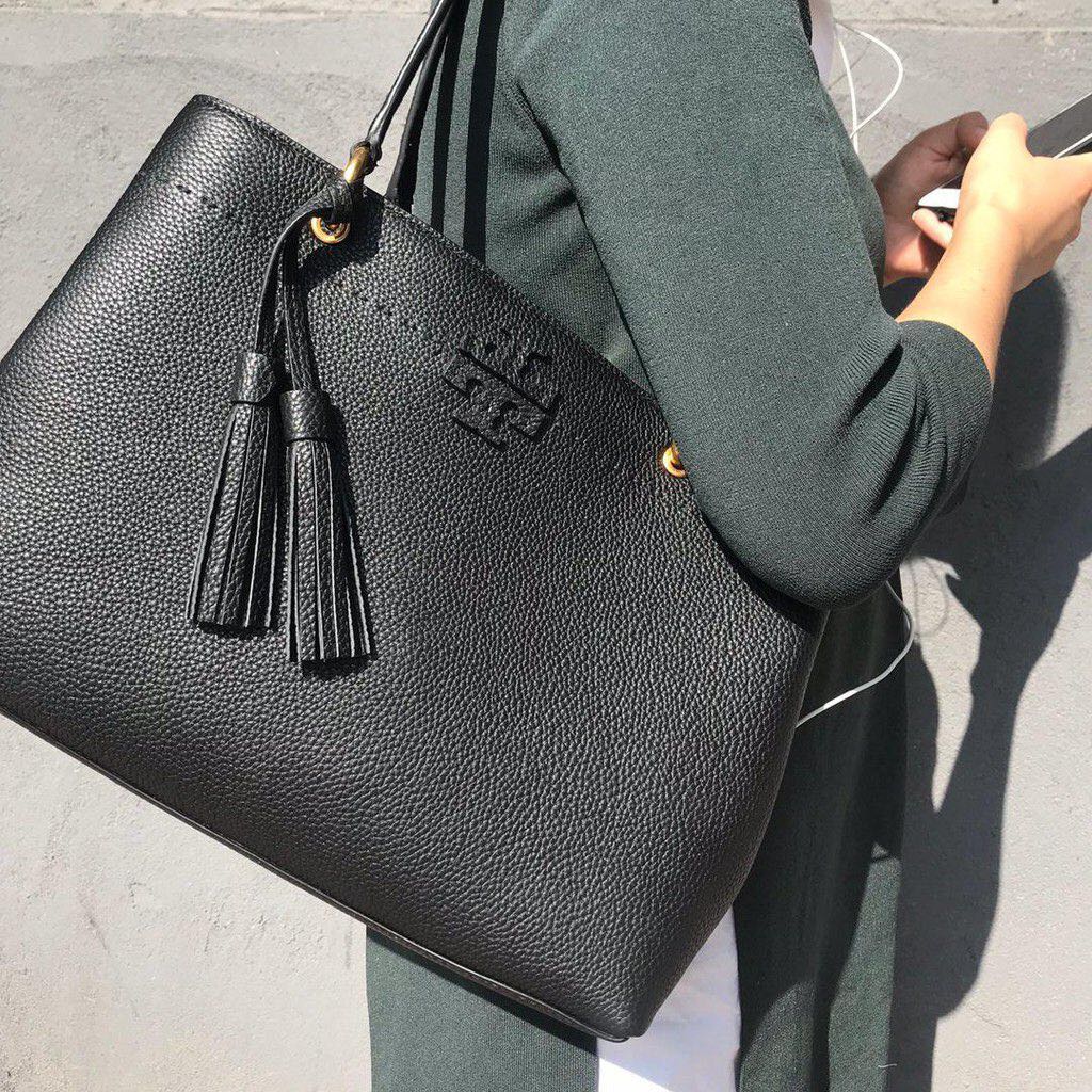 tory burch mcgraw triple compartment tote