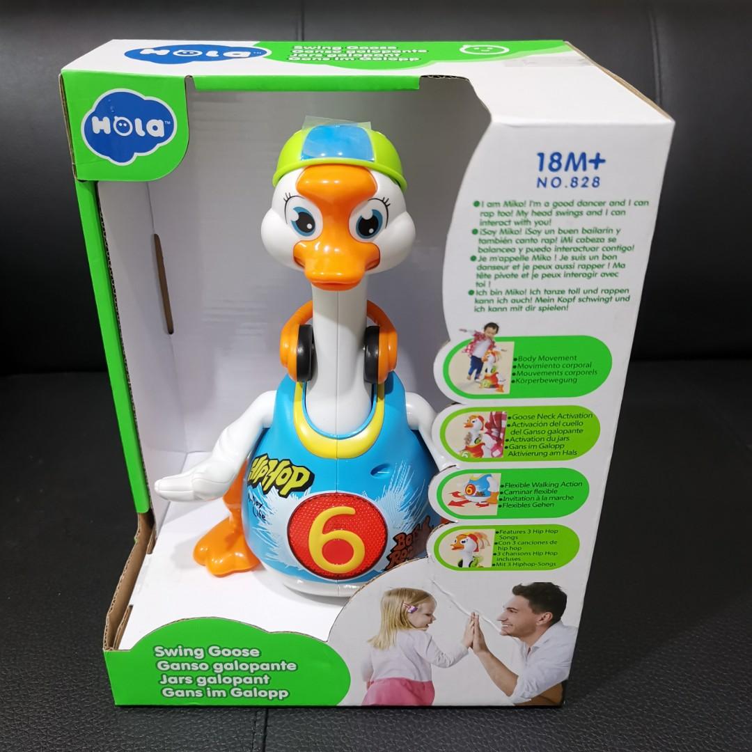 Baby Gift Hola Baby Toys Swing Goose Light Sound Mainan Bebek Bayi Anak Mainan Baby Walker Di Carousell