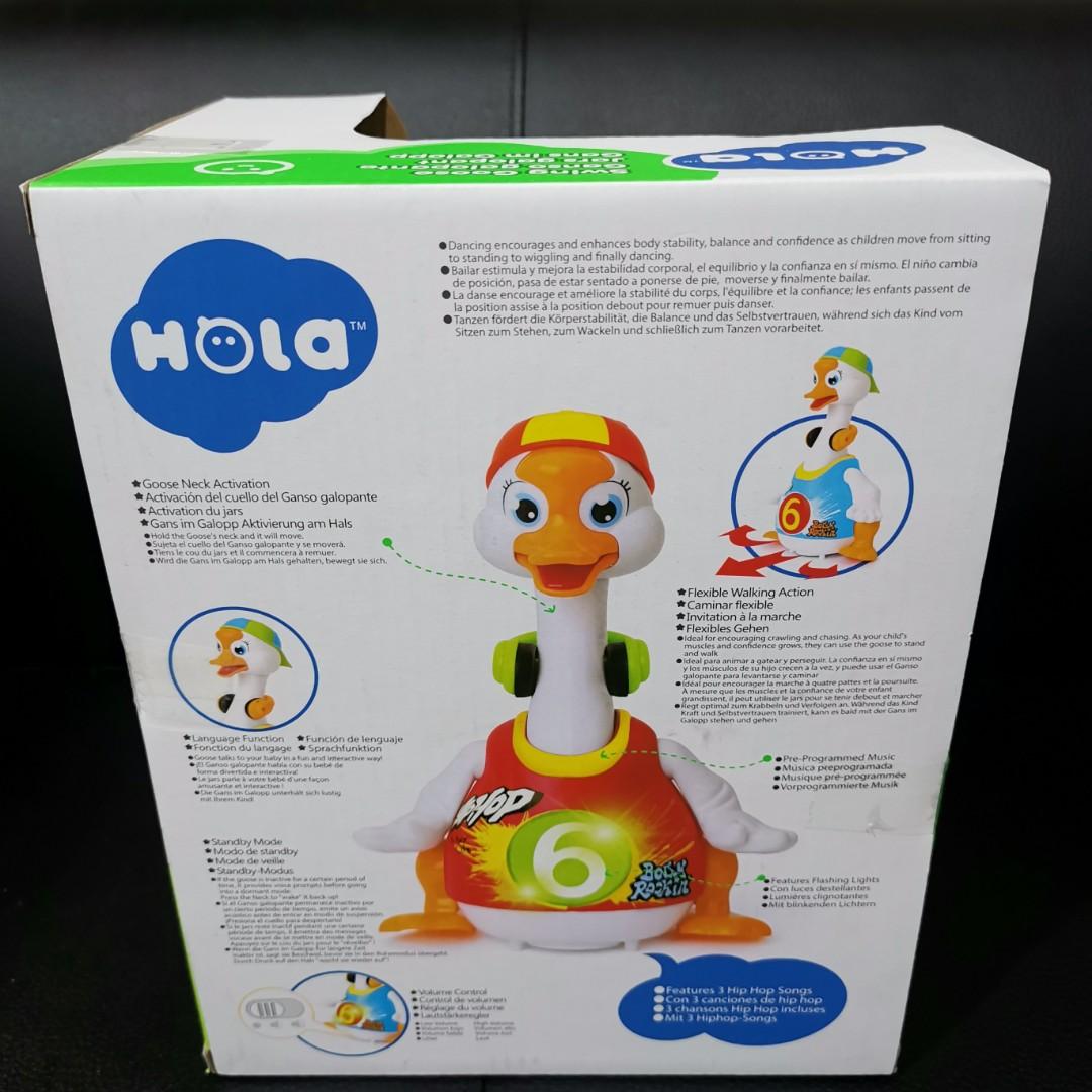 Baby Gift Hola Baby Toys Swing Goose Light Sound Mainan Bebek Bayi Anak Mainan Baby Walker Di Carousell