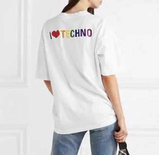 Balenciaga “I Love Techno” Tee, Women's Fashion, Clothes, Tops on Carousell