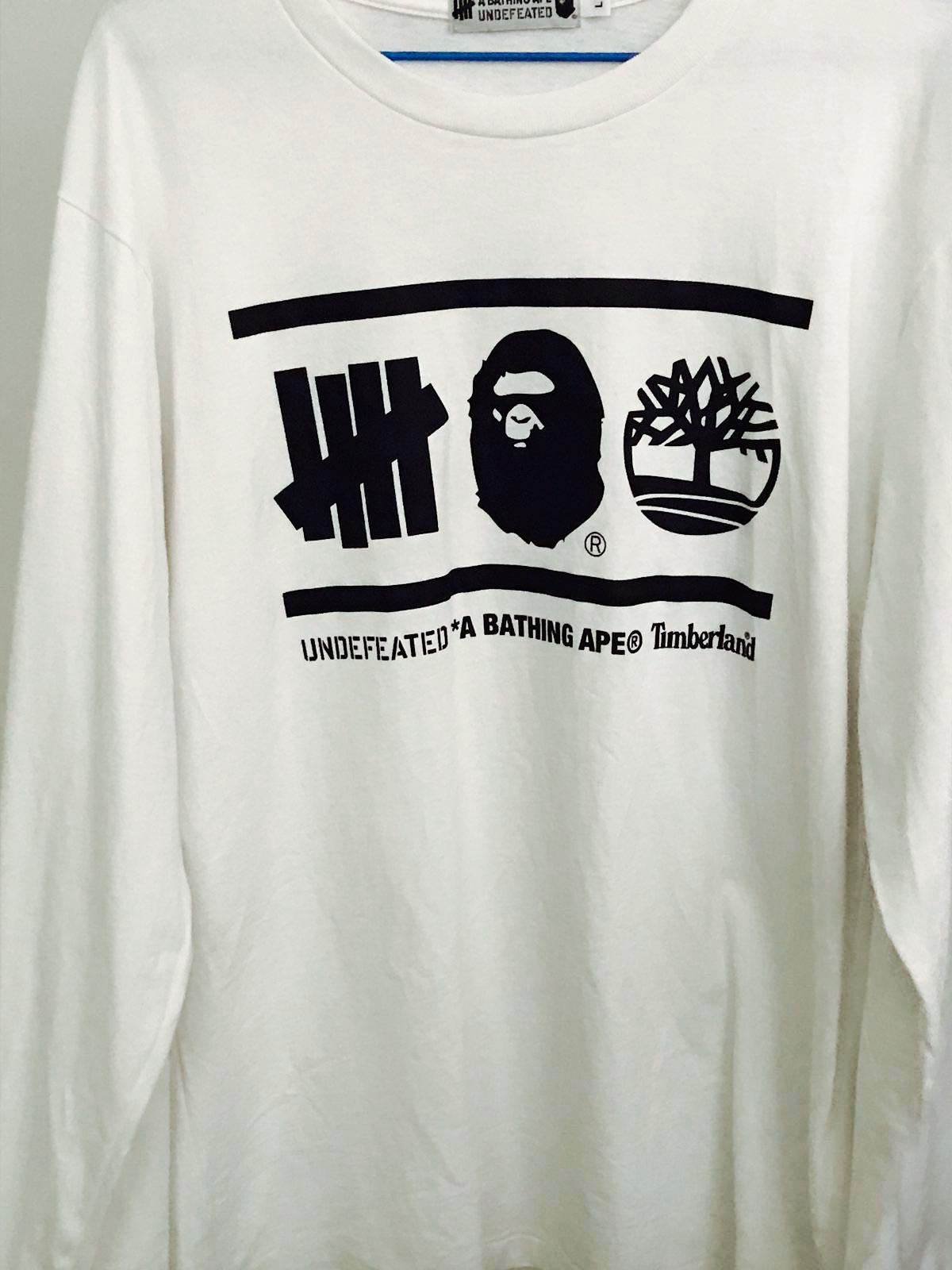Bape x undefeated x 2024 timberland tee
