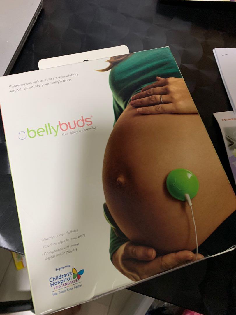 Bellybuds by WavHello, Pregnancy Baby-Bump Headphones | Prenatal Bellyphones Play Music, Sound and