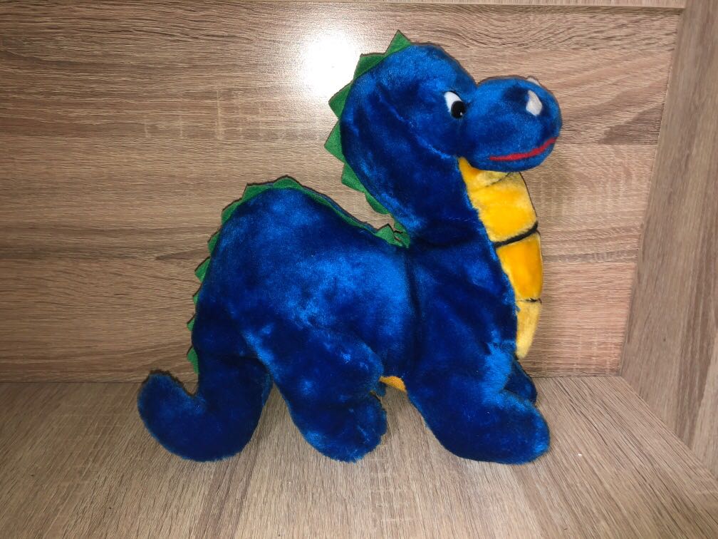 Blue Dinosaur Soft Toy Cute Hobbies And Toys Toys And Games On Carousell 7728