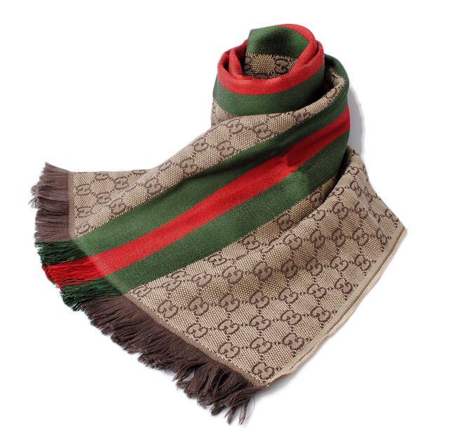 gucci wool scarf womens