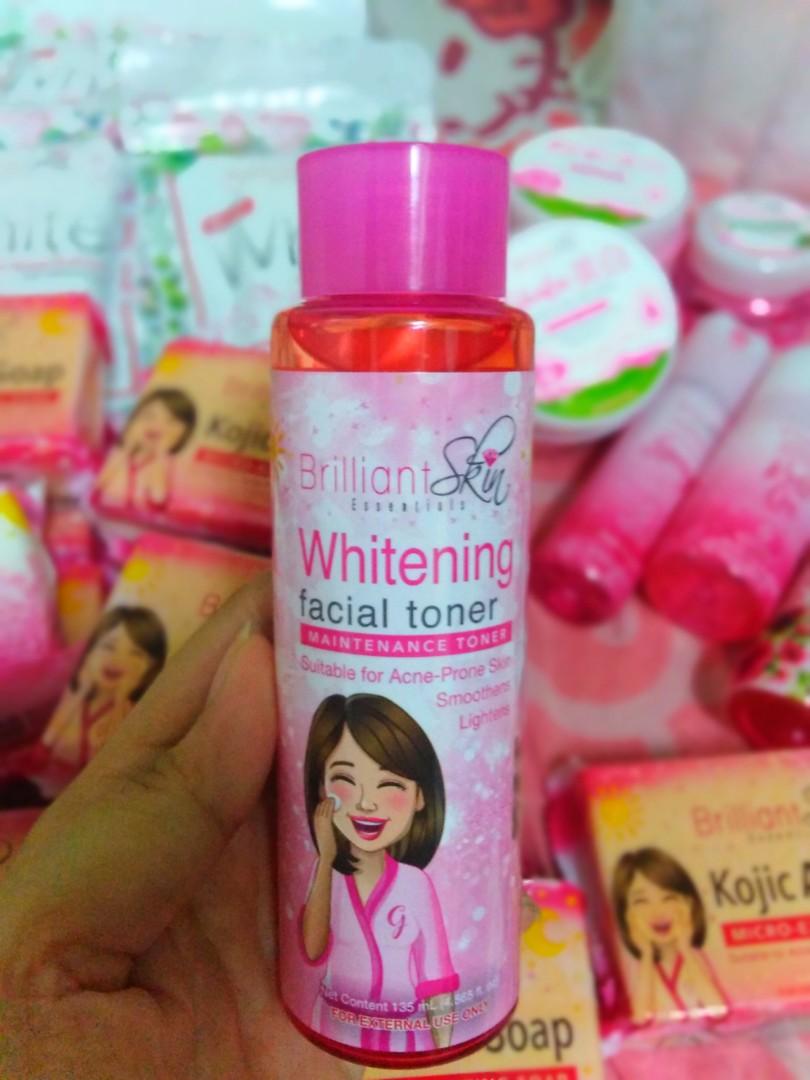 brilliant whitening facial toner