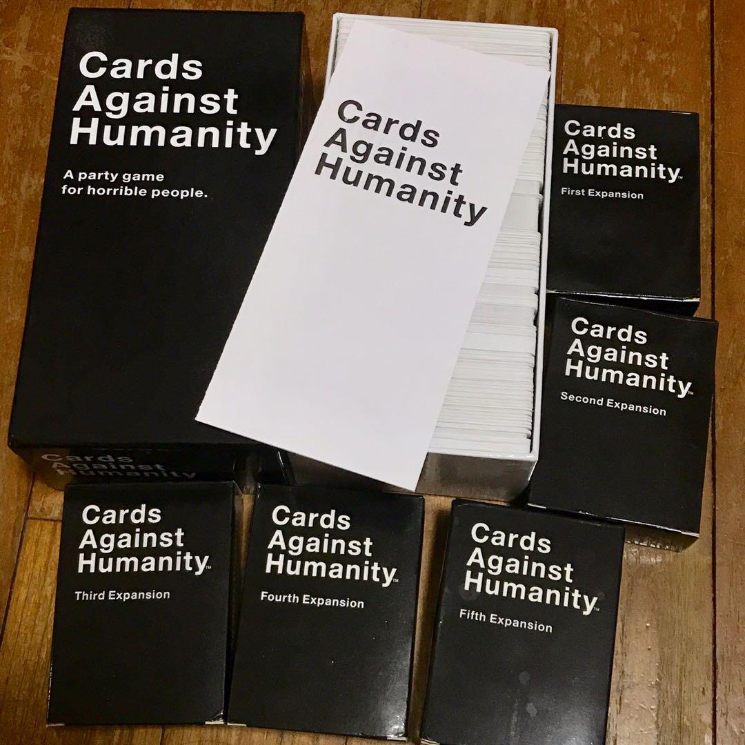 Cards Against Humanity + 5 expansions, Hobbies &amp; Toys, Toys &amp; Games on ...