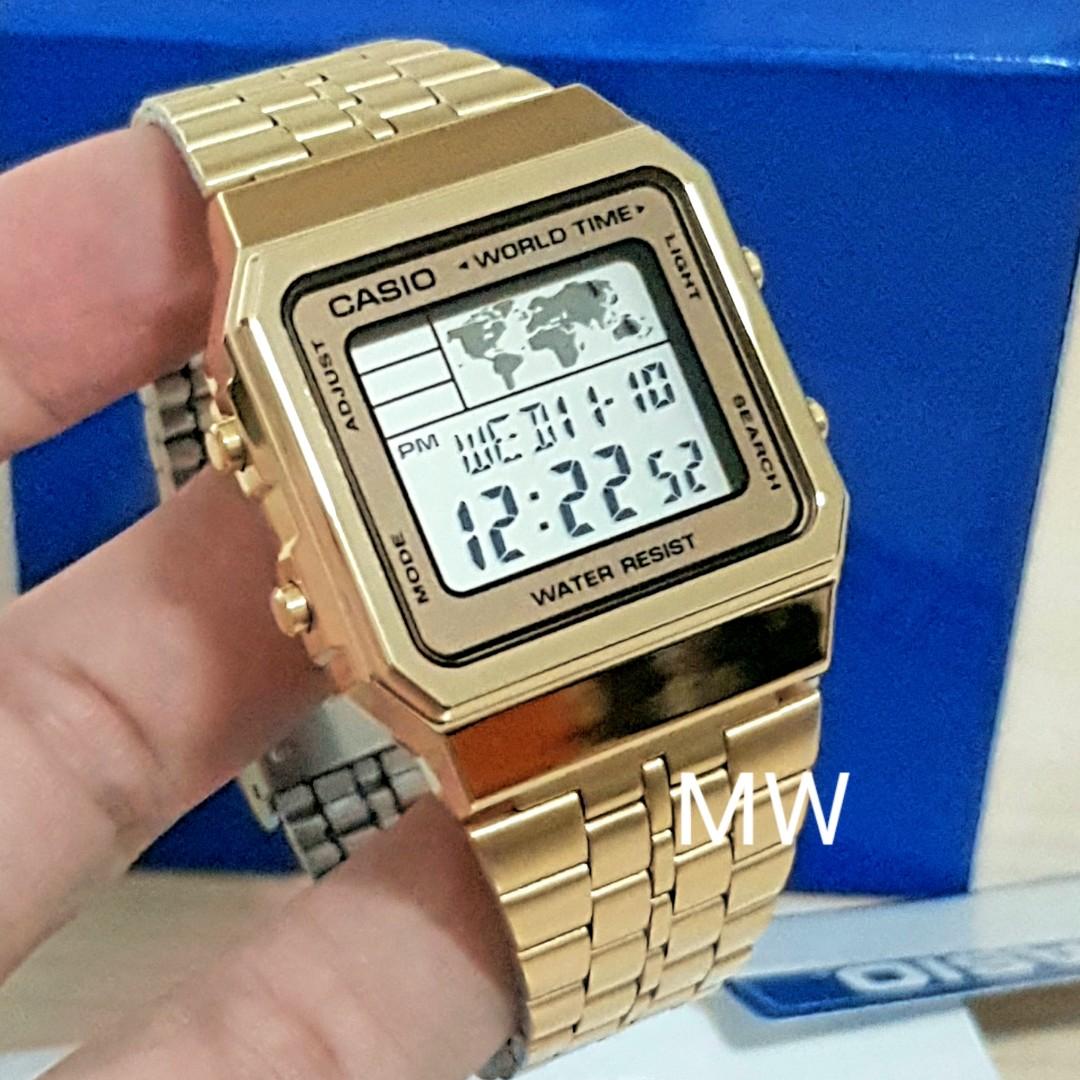 casio a500wga gold