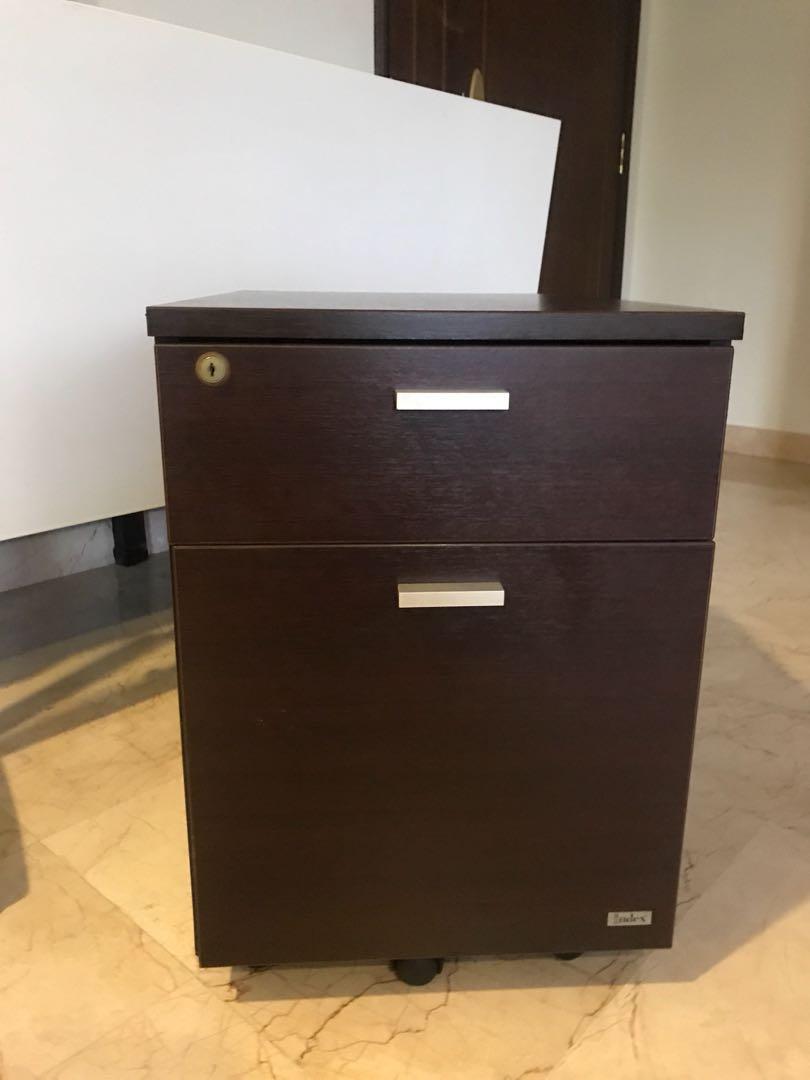Desk Cabinet Furniture Shelves Drawers On Carousell