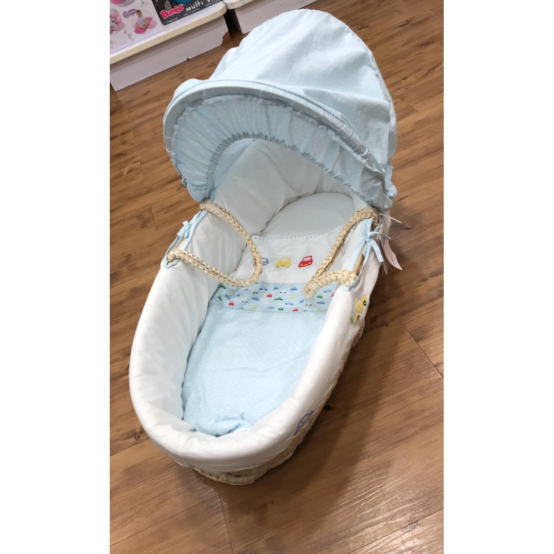 Display Set Clearance MOTHERCARE ON THE ROAD MOSES BASKET BLUE Babies Kids Infant Playtime on Carousell