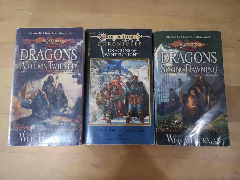 Dragonlance Chronicles Books 1 2 3 Books Books On Carousell