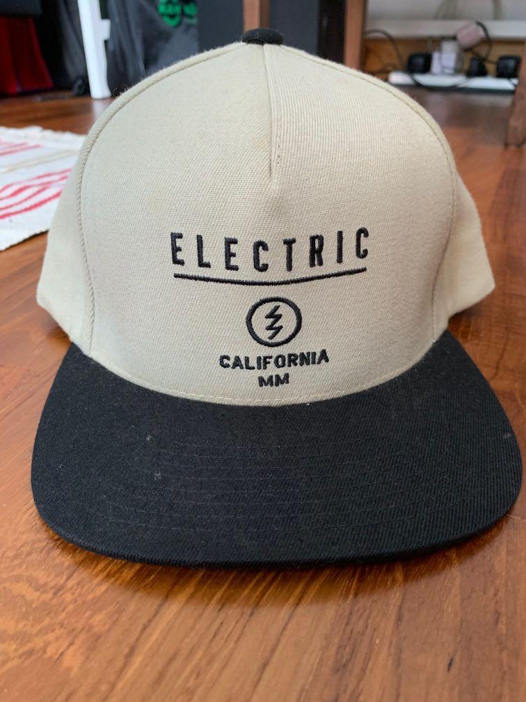 electric snapback hat