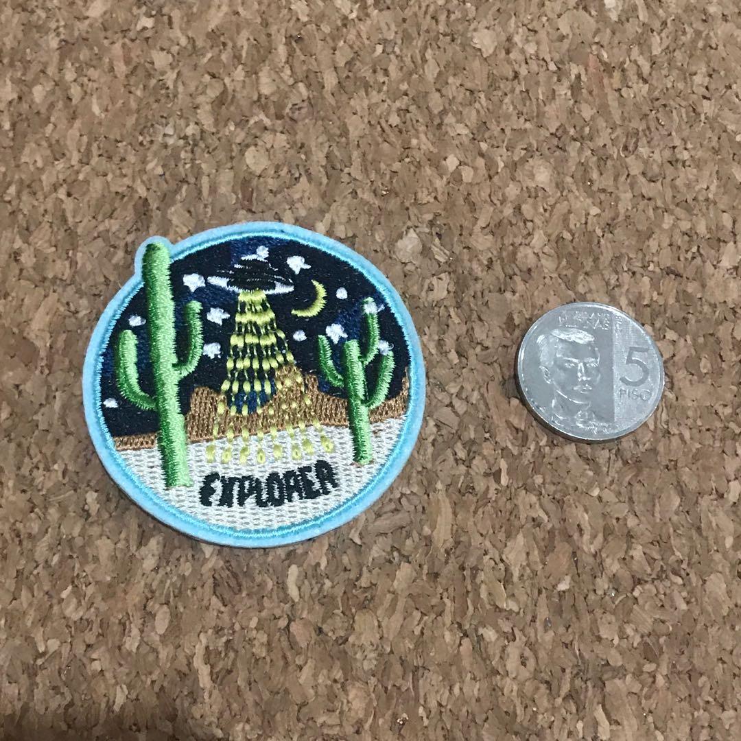 Explorer travel cactus iron on sew on patch (Category: Handmade Craft) located in Manila. Submitted by hodlclub (Listing ID 237987421, Image 1). Description: Brand new Stocks available Good quality Iron on sew on patch.
