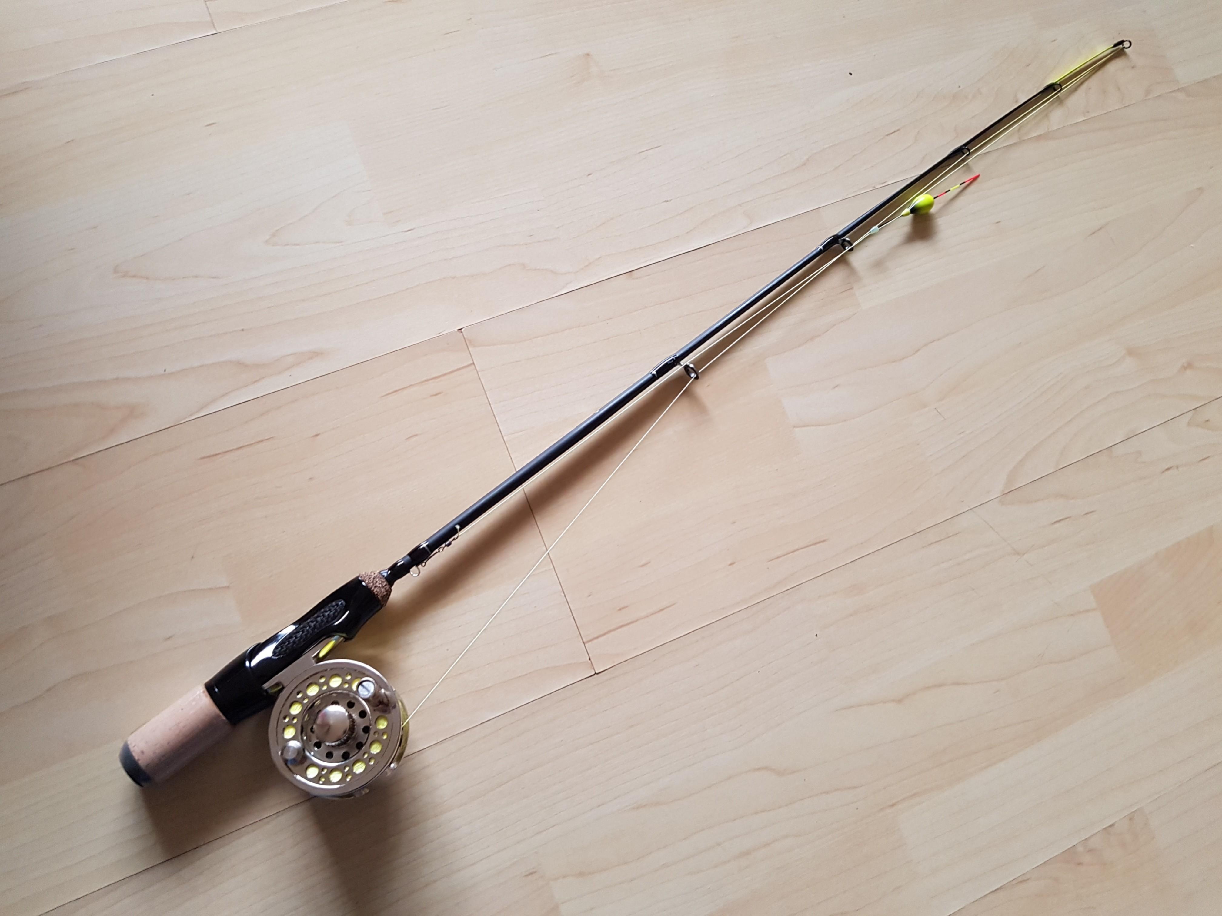 Fiberglass Light weight Fishing Rod with Fly Fishing Reel, Sports  Equipment, Fishing on Carousell