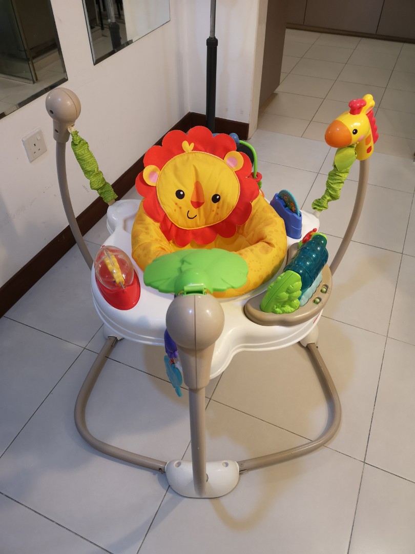 fisher price lion jumperoo