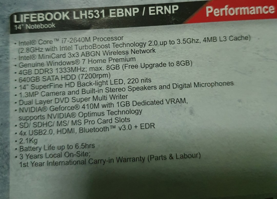 Fujitsu parts, Computers & Tech, Parts & Accessories, Computer Parts on