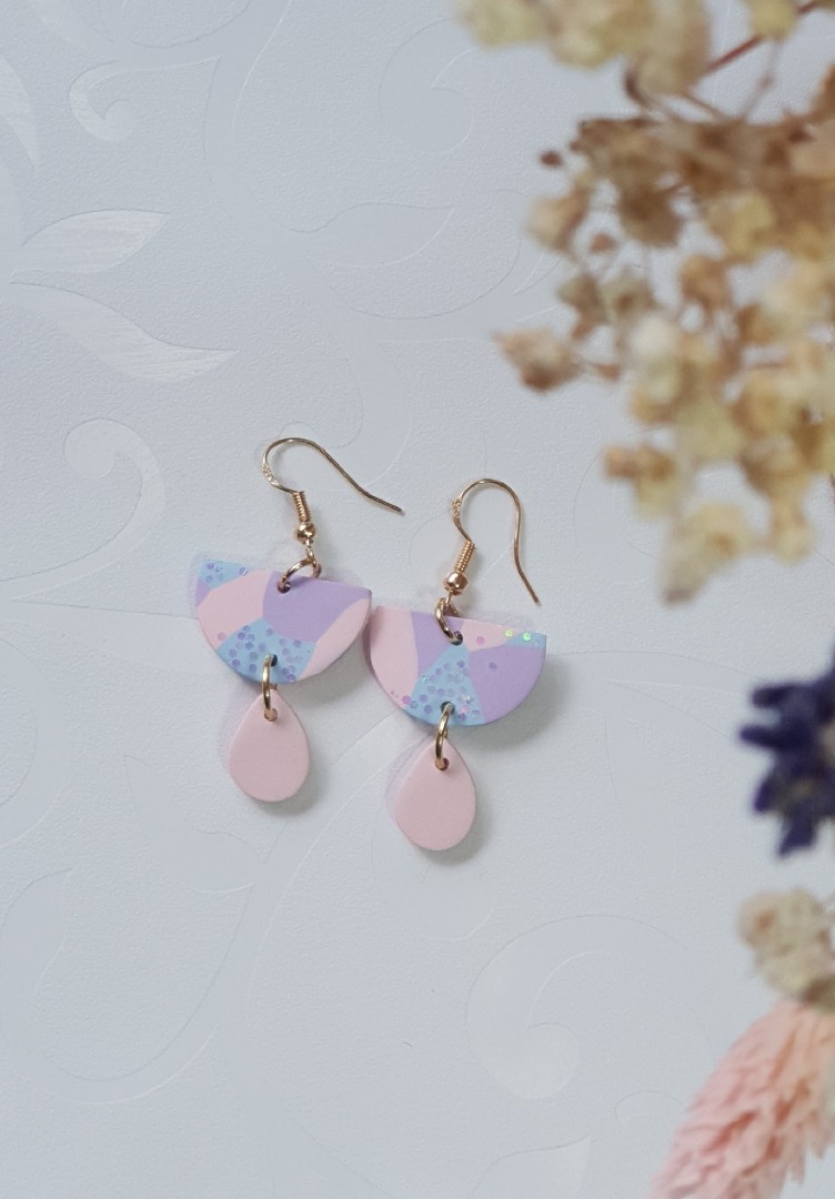 Pastel clay new arrivals earrings