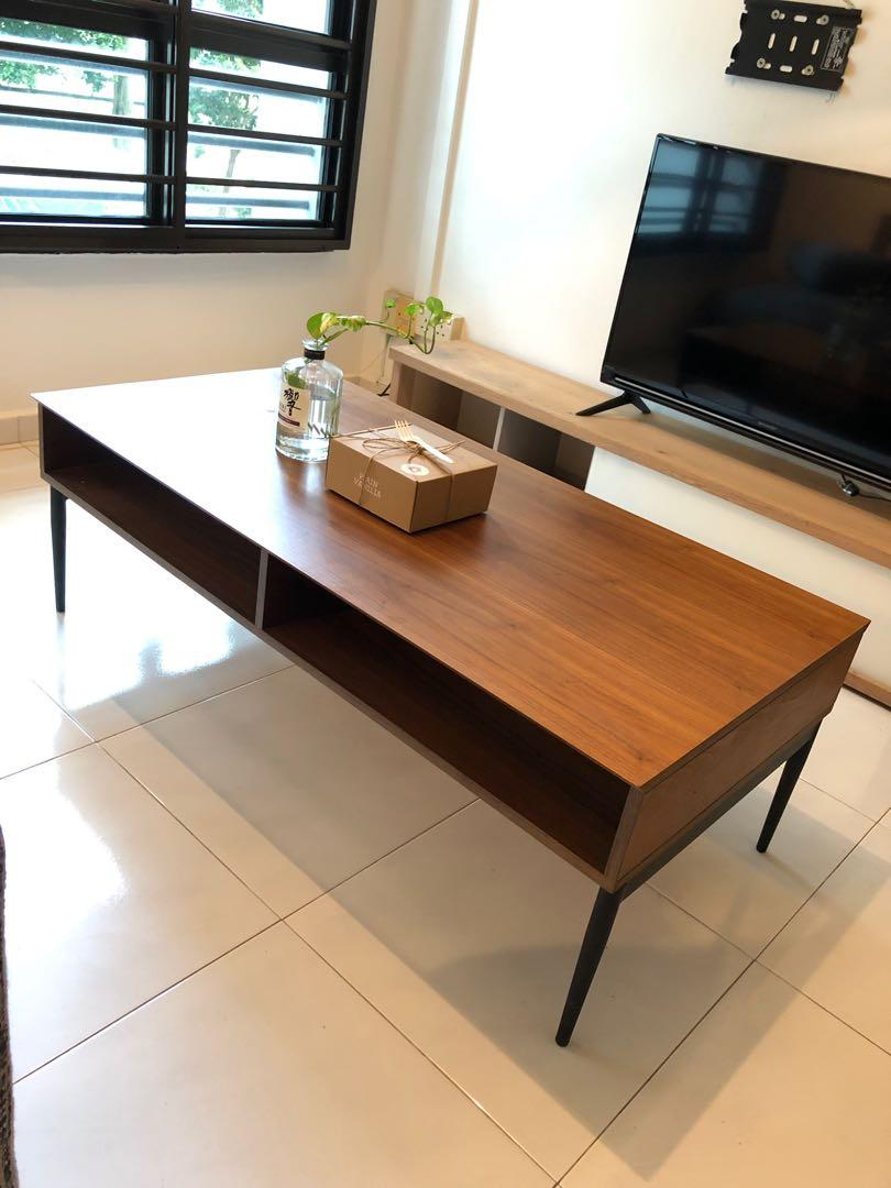 High End Solid Wood Coffee Table Furniture Tables Chairs On Carousell