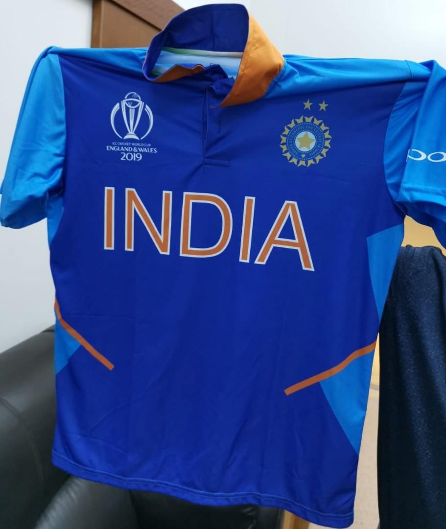 indian cricket team 2019 world cup jersey