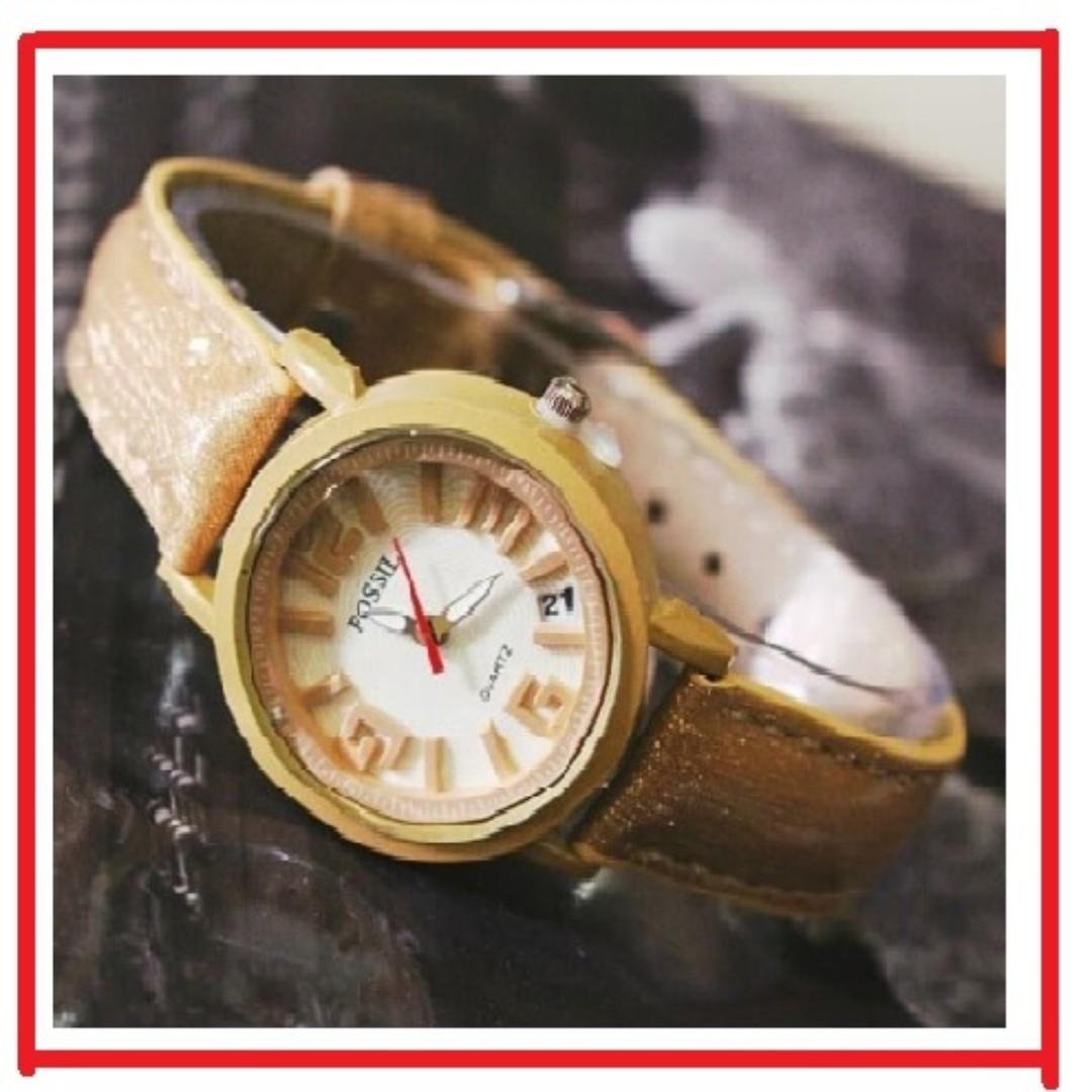 Jam Tangan Fossil Wanita Gold