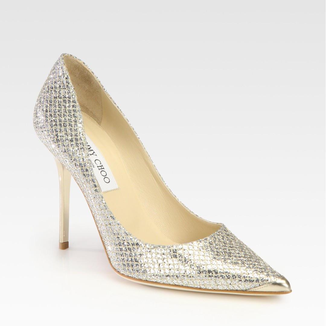 jimmy choo sequin heels