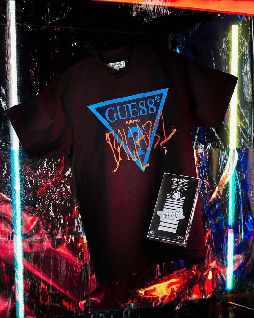 JOJI X GUESS BALLADS 1 T SHIRT BLUE Men s Fashion Tops Sets