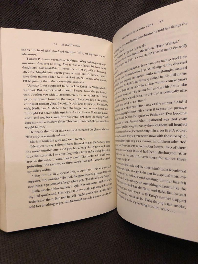 Khaled Hosseini - The Kite Runner, A Thousand Splendid Suns (Category: Storybooks) located in Makati City. Submitted by goose22 (Listing ID 238115339, Image 3). Description: 200 each selling both books together shipping c/o buyer .