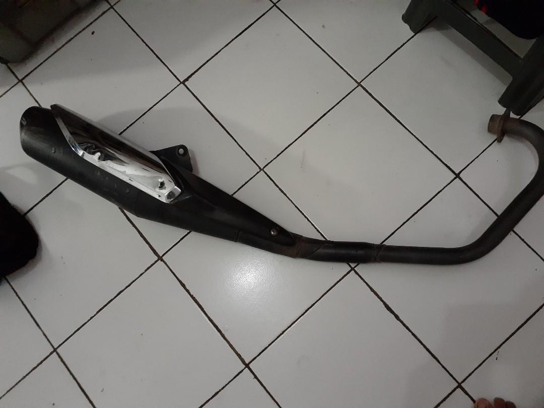 Knalpot Ori New Megapro Karbu