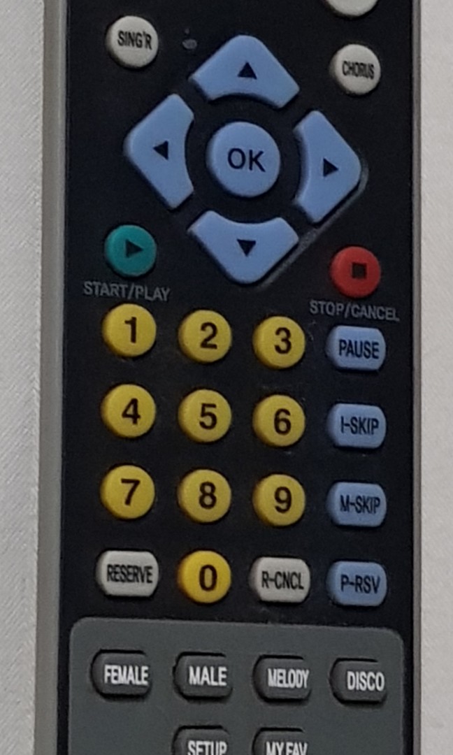 Kumyoung Vivaus Mini Karaoke Remote with free extra song book, TV & Home Appliances, TV