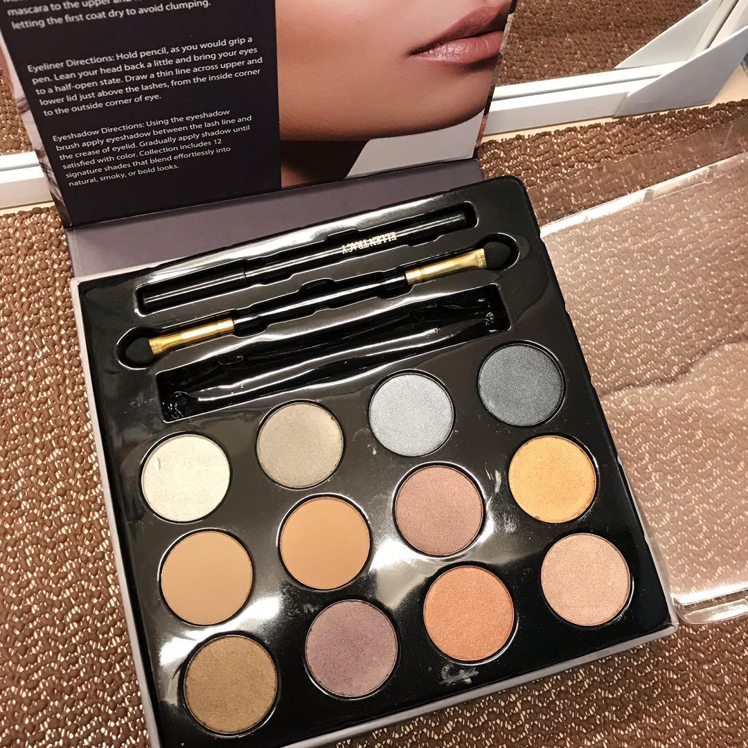 Make up eye collection (Category: Makeup) located in Paranaque City. Submitted by shopmelaa (Listing ID 238070072, Image 1). Description: •never used •consists of 12 eyeshadow shades, eyeliner and brush applicator •no mascara (used it already) ▪️Payment: BDO BPI family Palawan express #winsunniesface.