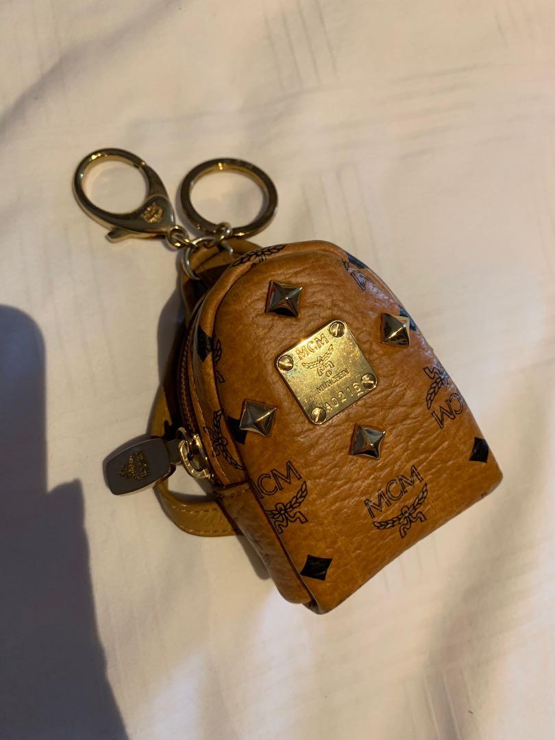 Mcm backpack clearance keychain