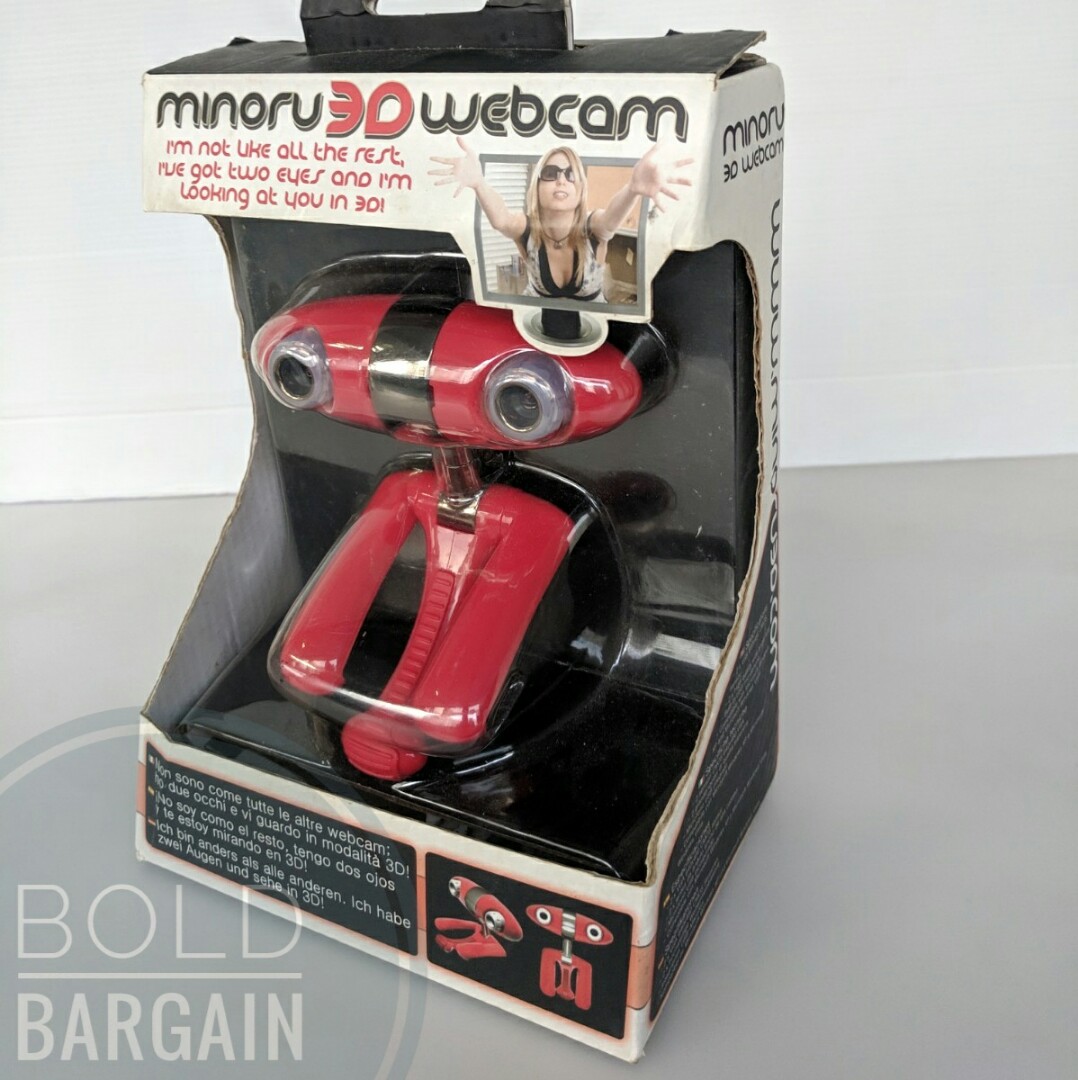 Minoru 3D Webcam USB Camera, Computers & Tech, Parts & Accessories