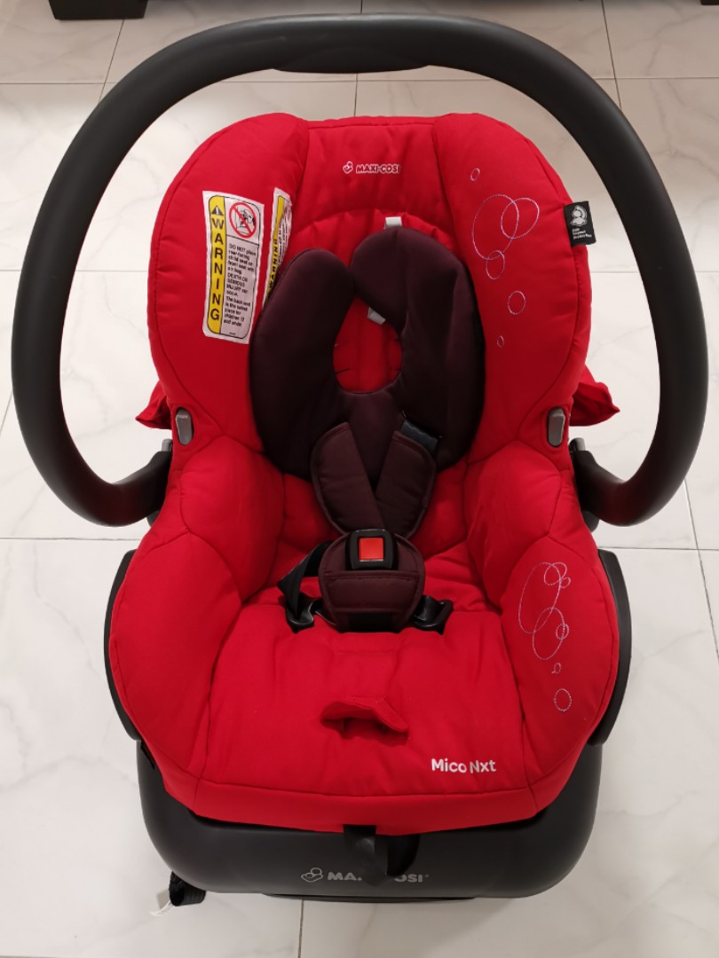 Mint Maxi Cosi Mico Nxt Infant Car Seat Red Babies Kids Going