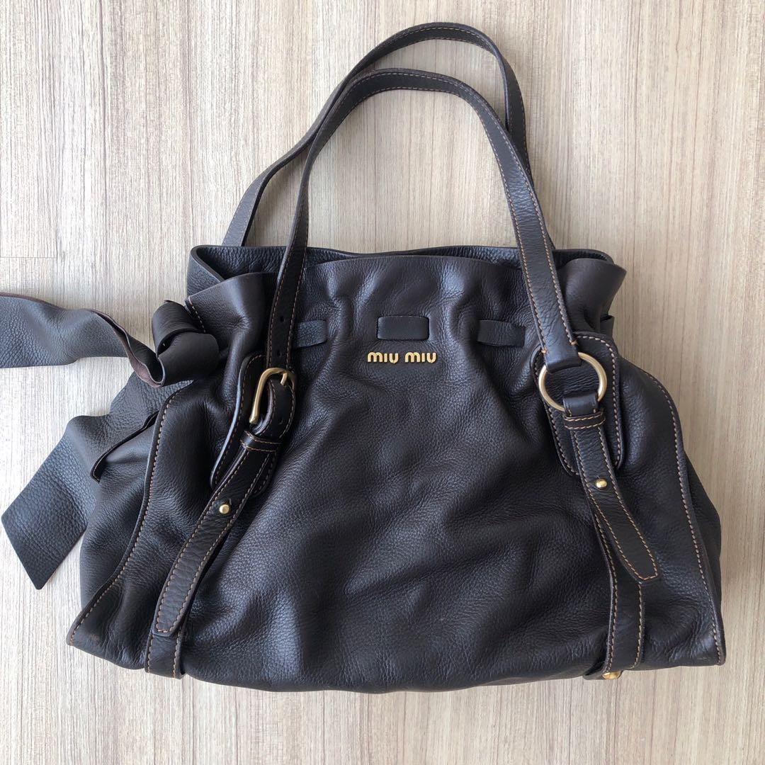 Miu miu ribbon bag top