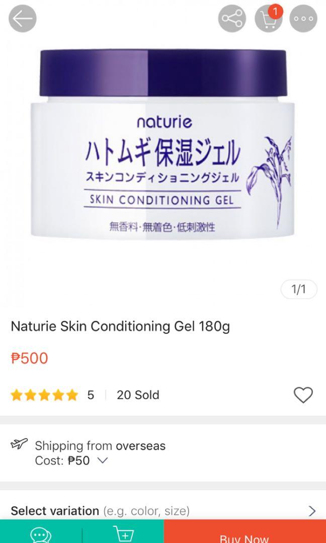Naturie Skin Conditioning Gel, Beauty & Personal Care, Face, Face Care